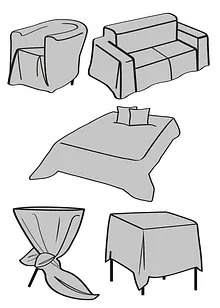 Denní deka s Patchwork potiskem, bonprix