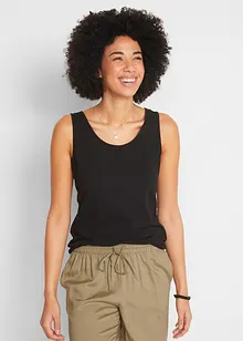 Žerzejový top z čisté organické bavlny, bonprix