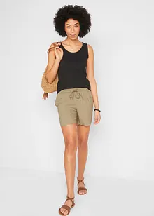 Žerzejový top z čisté organické bavlny, bonprix