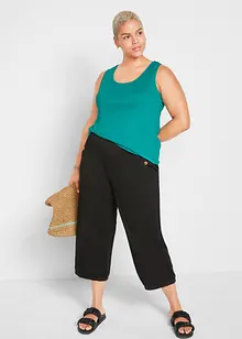 Žerzejový top z čisté organické bavlny, bonprix