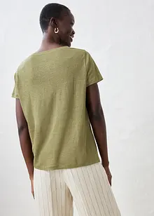 Tričko z čistého lnu, bonprix