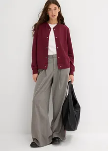 Mikina s knoflíkovou lištou, bonprix