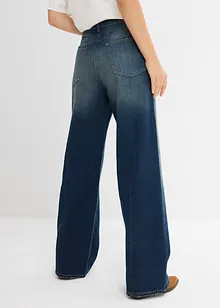Džíny Straight Loose, High Waist, Low Stretch, bonprix