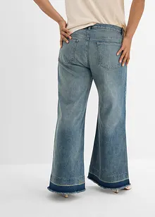 Džíny Wide Leg, Mid Waist, bonprix