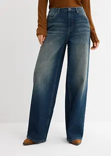 Džíny Wide Leg, High Waist, bonprix