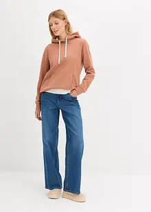 Mikina s kapucí, z čisté organické bavlny, bonprix