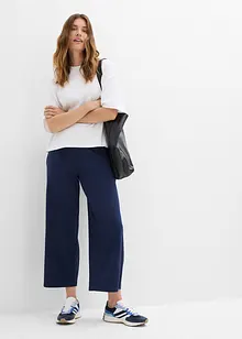 Kalhoty Culotte s kapsami a pohodlnou pasovkou, bonprix