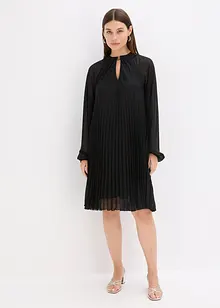 Minišaty s plisováním, z jemného šifonu, bonprix