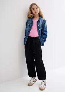 Kalhoty Culotte s elastickým pasem, z organické bavlny, bonprix