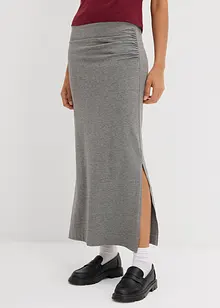 Midi sukně ze splývavé viskózy, bonprix