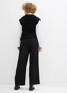 Kalhoty Palazzo ve vlněném vzhledu, bonprix