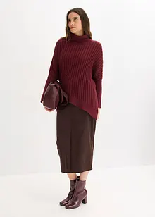 Oversize svetr ve stylu ponča, bonprix