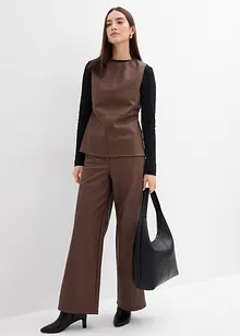 Kalhoty z umělé kůže, bonprix