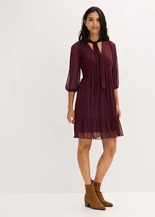 Žerzejové šaty ze síťoviny, bonprix