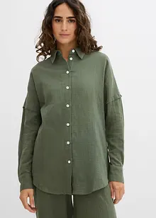 Oversized košile ze vzdušného mušelínu, bonprix