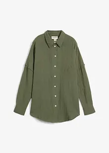 Oversized košile ze vzdušného mušelínu, bonprix