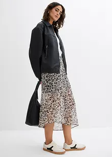 Oversize bunda z umělé kůže, bonprix