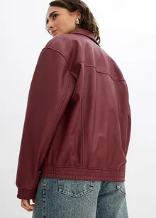 Oversize bunda z umělé kůže, bonprix