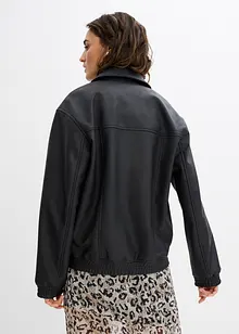 Oversize bunda z umělé kůže, bonprix