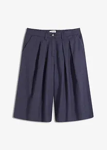 Bermudy se sklady v pase, bonprix