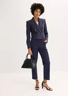 Keprové kalhoty se střihem Tapered Fit, bonprix