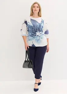 Keprové kalhoty se střihem Tapered Fit, bonprix