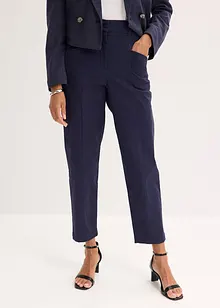 Keprové kalhoty se střihem Tapered Fit, bonprix