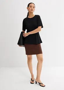 Pletená sukně z viskózové směsi, bonprix