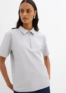 Triko polo z viskózové směsi, bonprix