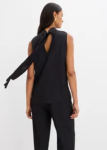 Dlouhý top ze strukturované viskózové směsi, bonprix