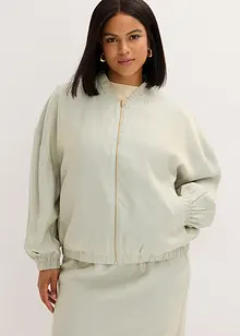 Bluzon z lesklého materiálu, bonprix