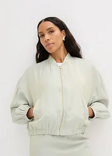 Bluzon z lesklého materiálu, bonprix