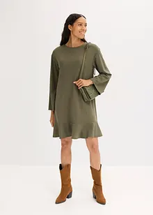 Krátké šaty s volánem, z Punto di Roma, bonprix