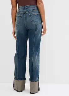 Džíny Straight, High Waist, bonprix