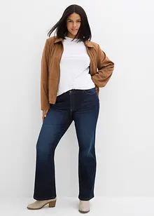 Džíny Bootcut, Mid Waist, bonprix