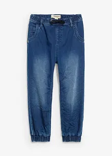 Teplákové džíny bez zapínání Regular Fit, Straight, bonprix