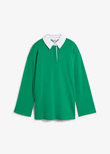 Triko polo z interlocku, bonprix