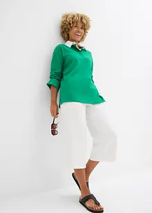 Triko polo z interlocku, bonprix