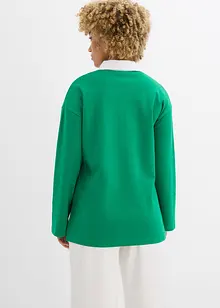 Triko polo z interlocku, bonprix