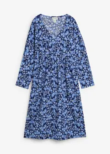 Žerzejové šaty z krepu s efektem stromové kůry, bonprix