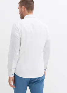 Business košile s kontrastními detaily, z čisté bavlny, Regular Fit, bonprix