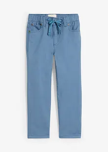 Kalhoty bez zapínání z čisté bavlny, Regular Fit, Straight, bonprix