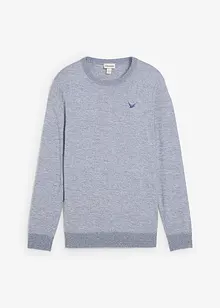 Svetr z jemného úpletu s čistou bavlnou, bonprix