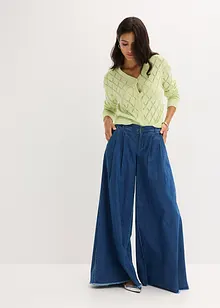 Pletený ažurový kabátek, bonprix