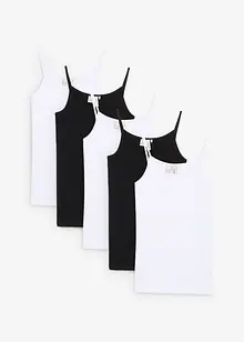 Top s měkkou organickou bavlnou (5 ks v balení), bonprix