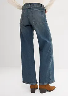 Džíny Wide Leg, High Waist, bonprix