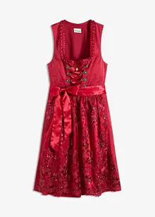 Dirndl se zástěrou s flitry (2dílná souprava), bonprix