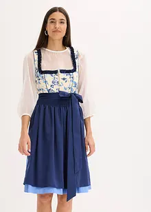 Kroj ve stylu dirndl s vyšívanou zástěrou (2dílná souprava), bonprix