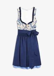 Kroj ve stylu dirndl s vyšívanou zástěrou (2dílná souprava), bonprix