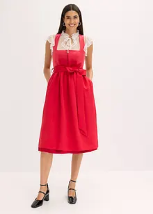 Kroj Dirndl se sametem, v délce midi (2dílná souprava), bonprix